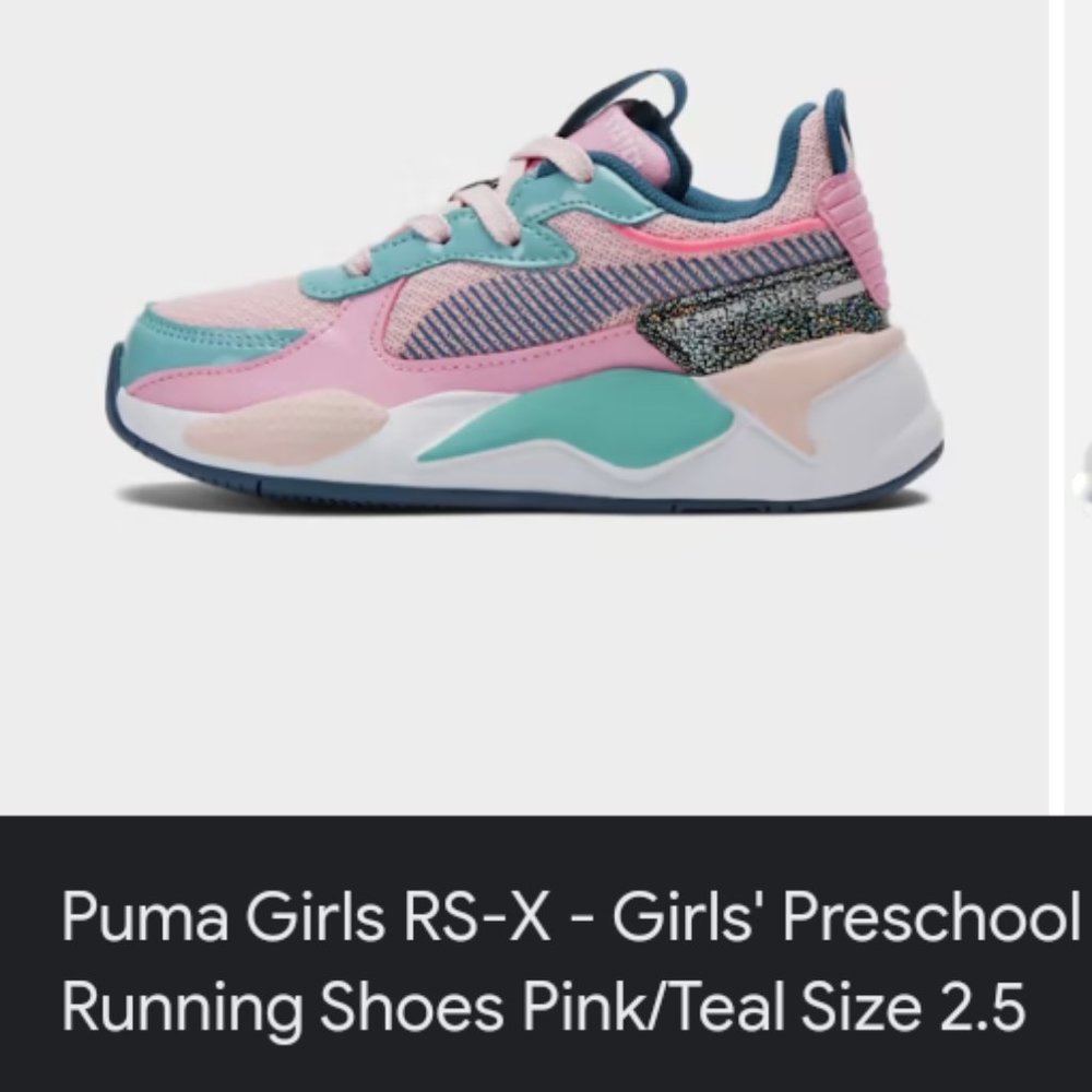 Puma Girls RS-X Running Shoe 4y